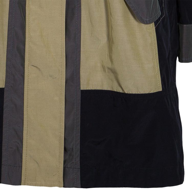 Pre Owned Etro Colorblock Nylon Jacket M