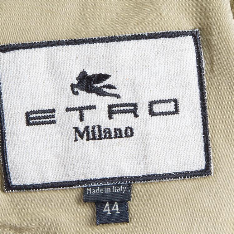 Pre Owned Etro Colorblock Nylon Jacket M