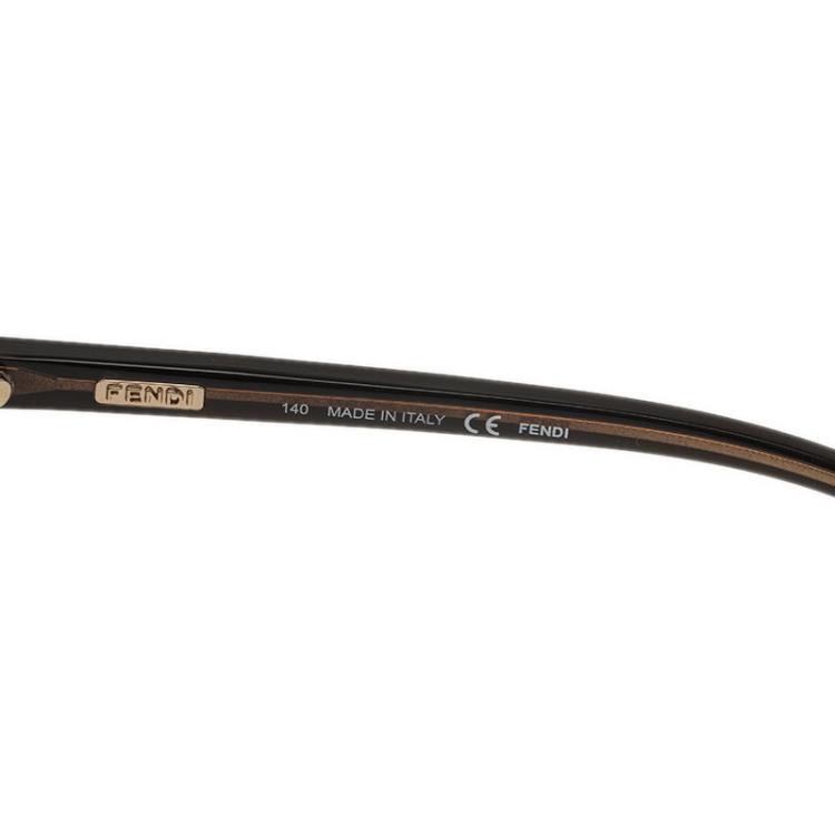 Pre Owned Fendi Brown FS 5288 Cat Eye Sunglasses