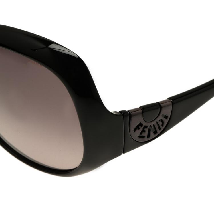 Pre Owned Fendi Black FS5143 Cat Eye Sunglasses