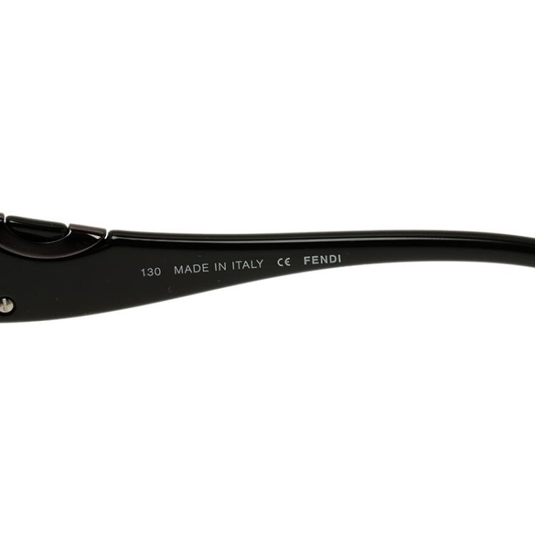 Pre Owned Fendi Black FS5143 Cat Eye Sunglasses