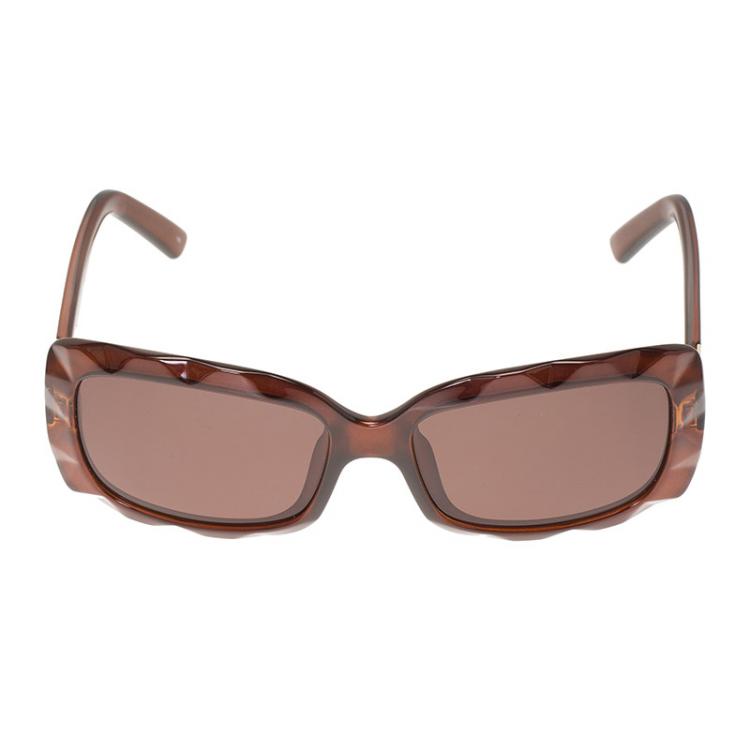 ækvator pumpe Tag det op Fendi Brown FS 5142 Wrap Sunglasses Fendi | TLC