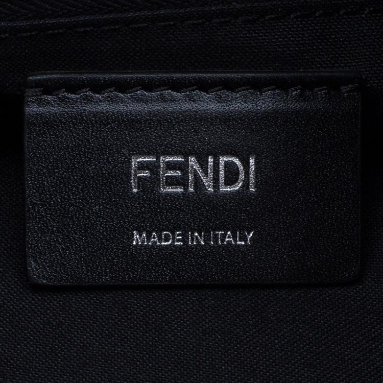 Pre Owned Fendi Tobacco Zucca Canvas Shopper Tote