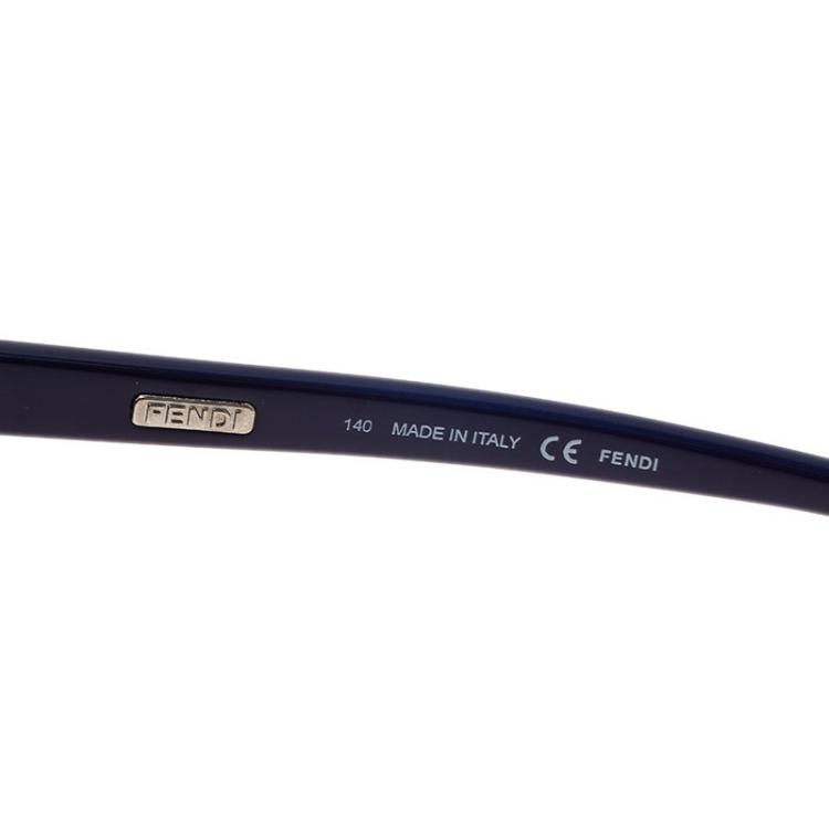 Pre Owned Fendi Two Tone FS5283 Cat Eye Sunglasses