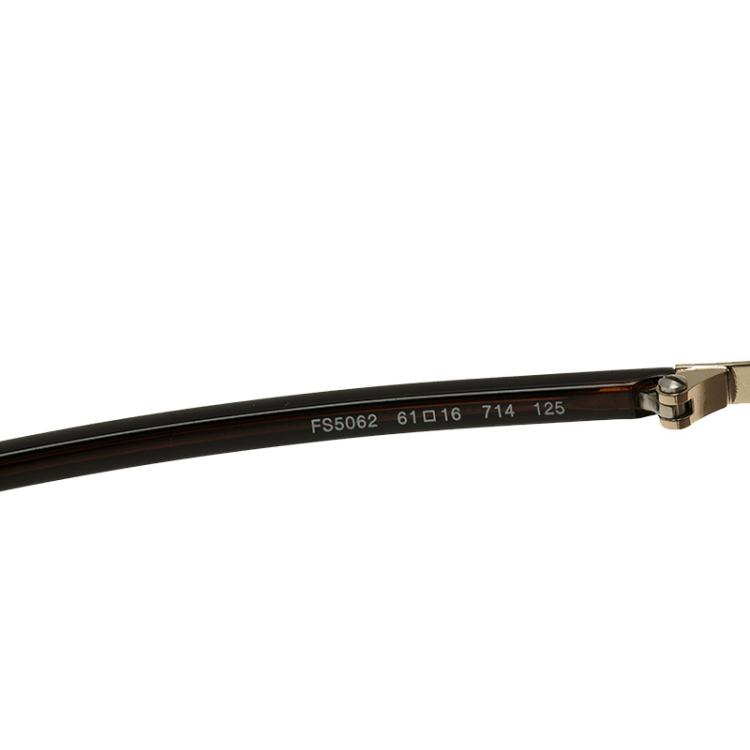 Pre Owned Fendi Gold and Brown FS5062 Oversized Square Sunglasses