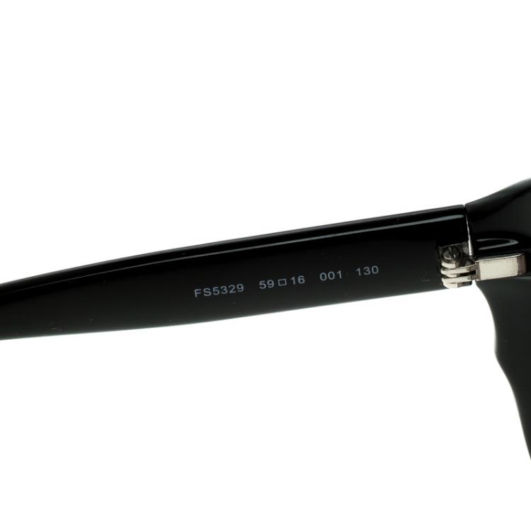 Pre Owned Fendi Black FS5329 Square Sunglasses