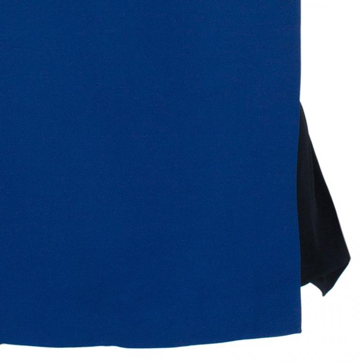 Pre Owned Fendi Sleeveless Colorblock Top M