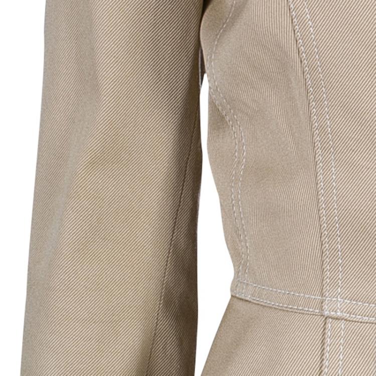 Pre Owned Fendi Beige Cotton Blazer S