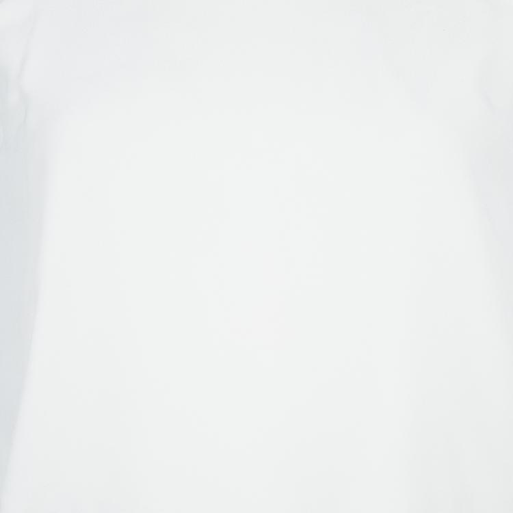 Pre Owned Fendi White Layered Sleeveless Top S
