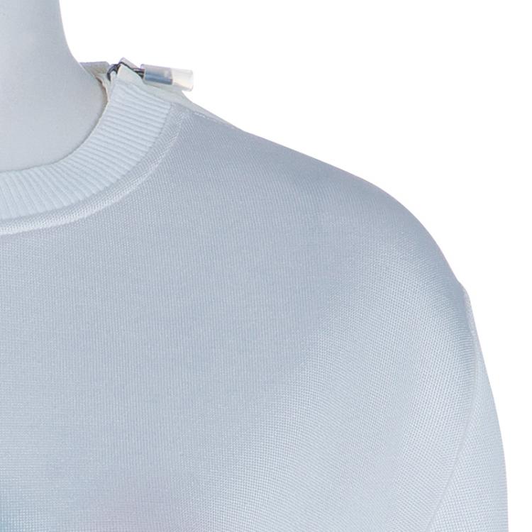 Pre Owned Fendi White Karlito Sweatshirt M