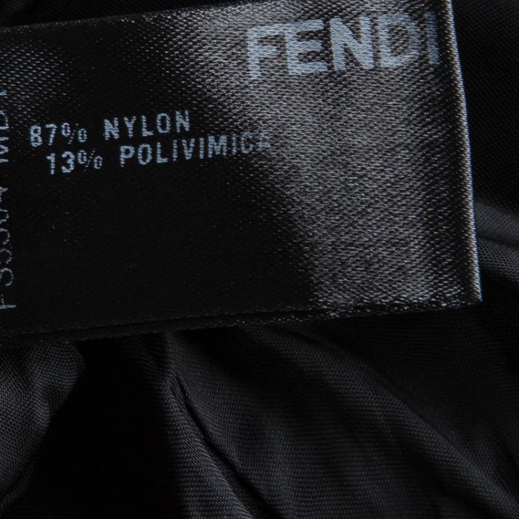 Pre Owned Fendi Brown Zucca Trench Coat M