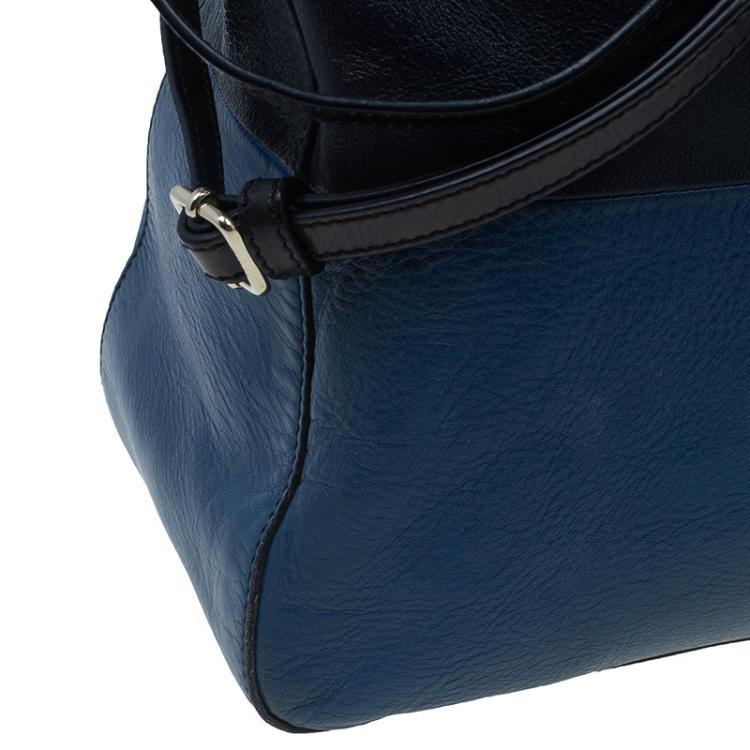 Pre Owned Fendi Tricolor Leather Twins Tote