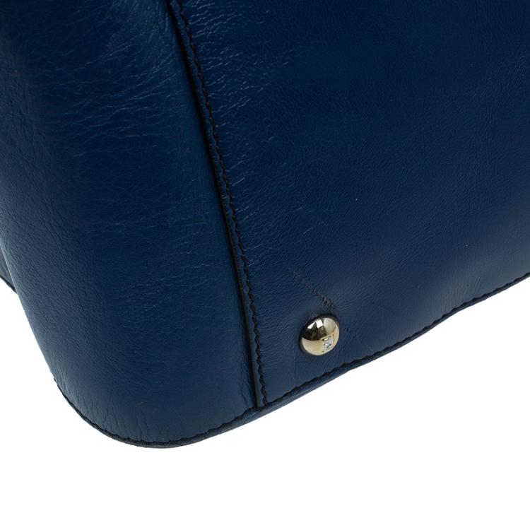 Pre Owned Fendi Tricolor Leather Twins Tote
