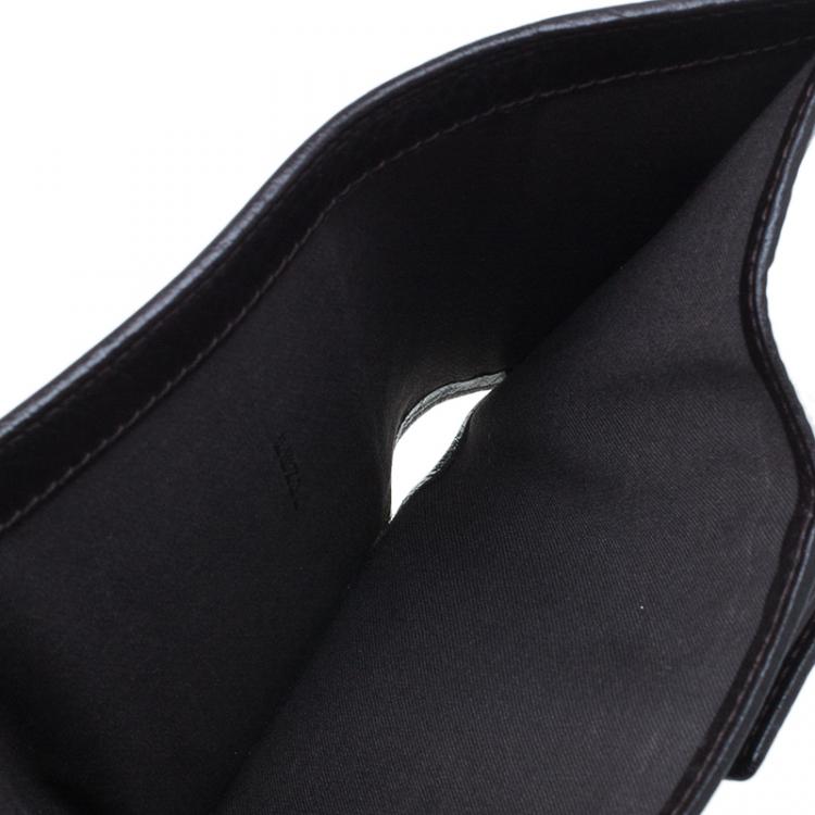 Pre Owned Fendi Brown Zucca Canvas Wallet