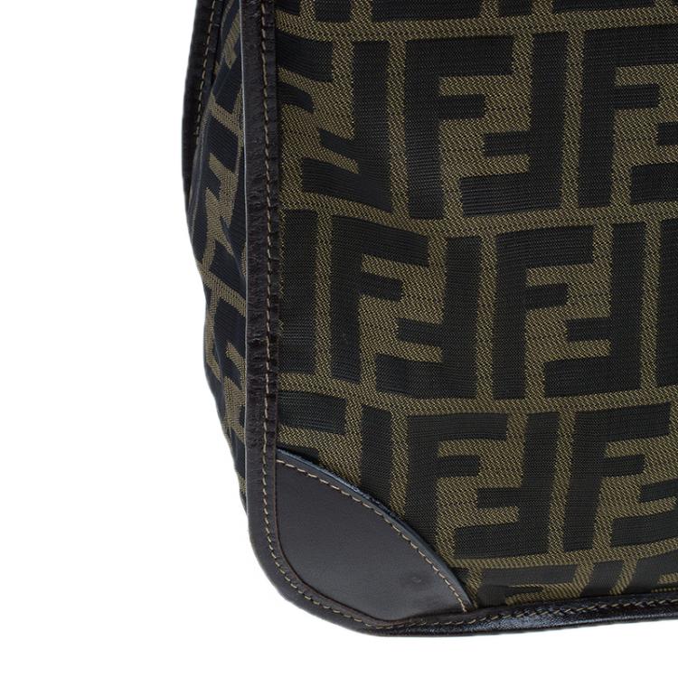 Pre Owned Fendi Zucca Tote Shopping Bag