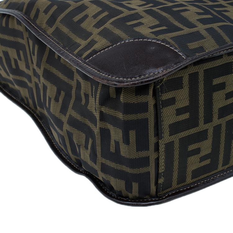 Pre Owned Fendi Zucca Tote Shopping Bag