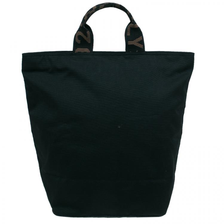 مملوكة مسبقًا Fendi Black Nylon Shopper Tote