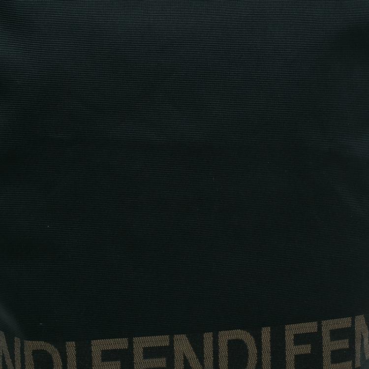 مملوكة مسبقًا Fendi Black Nylon Shopper Tote