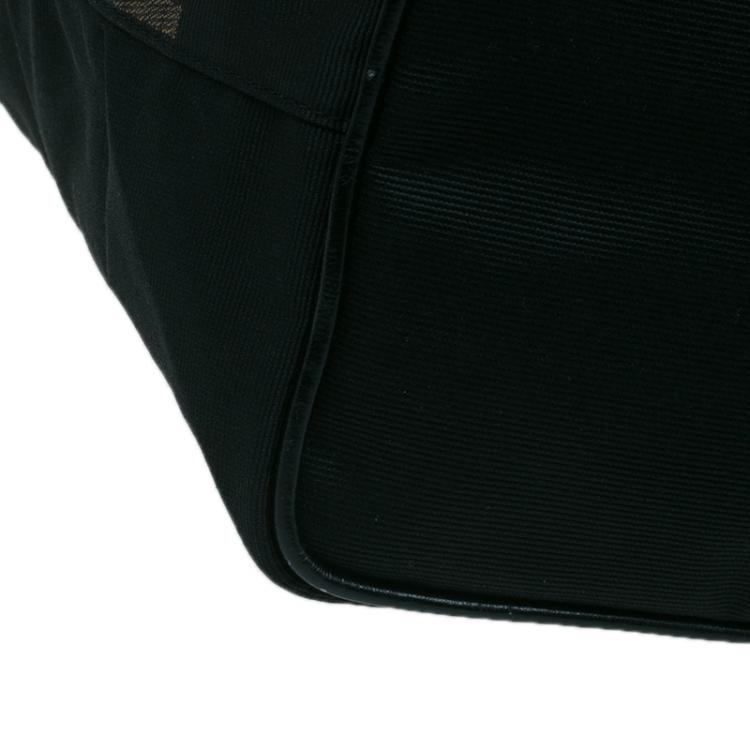 مملوكة مسبقًا Fendi Black Nylon Shopper Tote