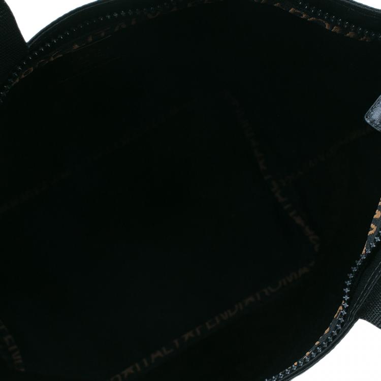 مملوكة مسبقًا Fendi Black Nylon Shopper Tote