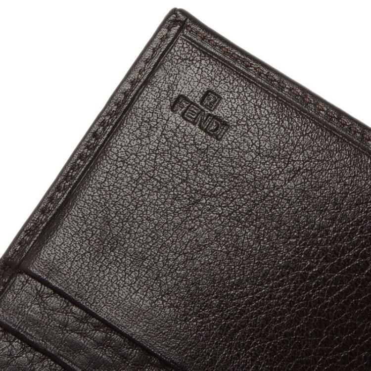 Pre Owned Fendi Tobacco Zucca Canvas Long Flap Wallet 