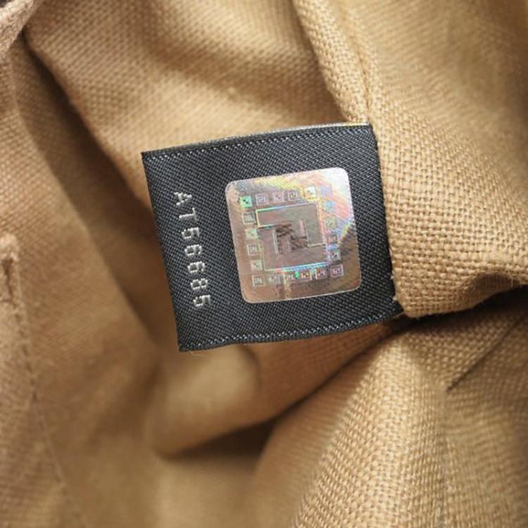 مملوكة مسبقًا Fendi Tobacco Zucca Canvas and Leather Tortoise Spy Hobo