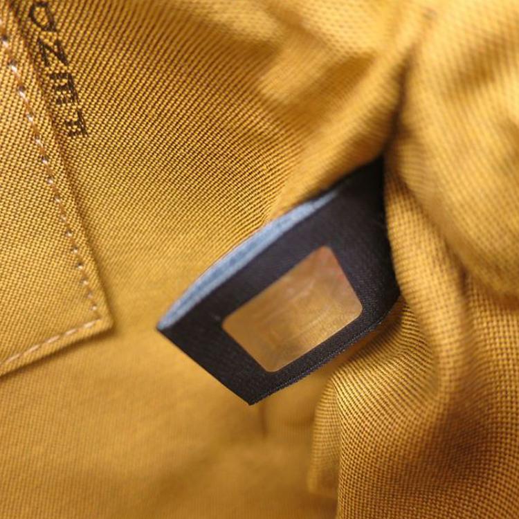 Pre Owned Fendi Tobacco Zucca Canvas Mini Pochette Bag