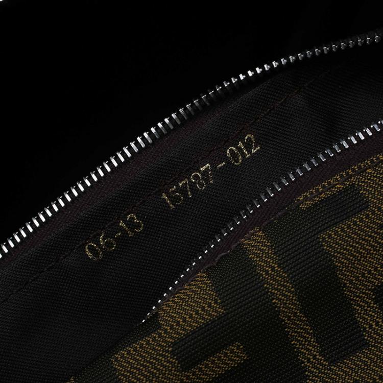 Pre Owned Fendi Tobacco Zucca Canvas Shopper Tote