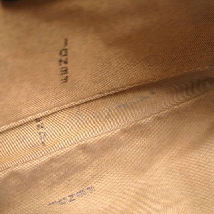 Pre Owned Fendi Tobacco Zucca Canvas Chef Shopper Tote