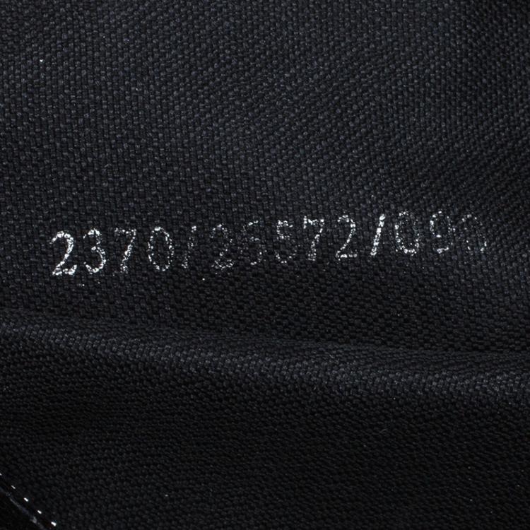 Pre Owned Fendi Black Velvet Long Baguette Shoulder Bag