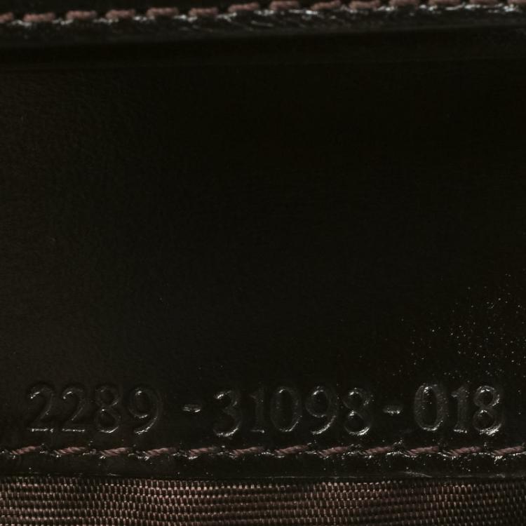Pre Owned Fendi Tobacco Zucca Canvas Compact Wallet
