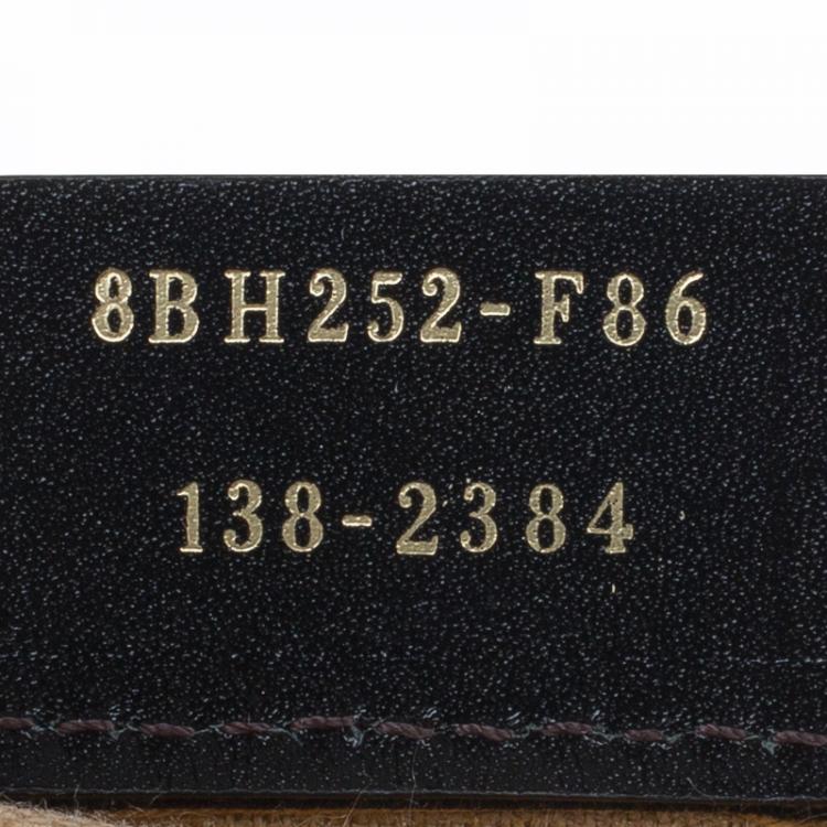 Pre Owned Fendi Tobacco Canvas Pequin Shopper Tote