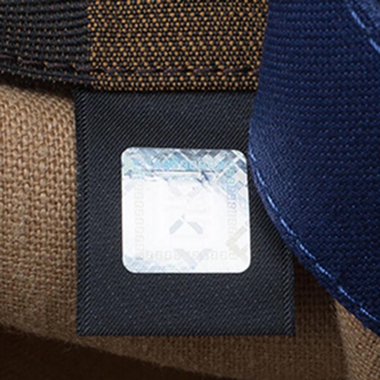 Pre Owned Fendi Tobacco Canvas Pequin Shopper Tote