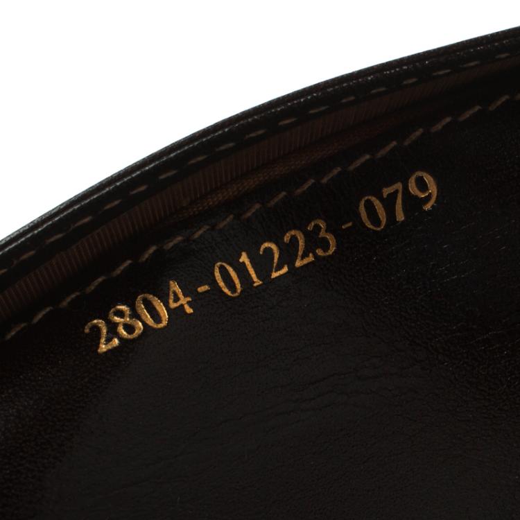 Pre Owned Fendi Tobacco Zucca Canvas Vintage Bi fold Wallet