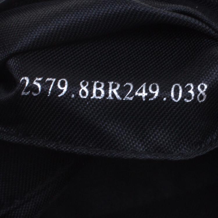 Pre Owned Fendi Dark Brown Zucchino Canvas Pochette
