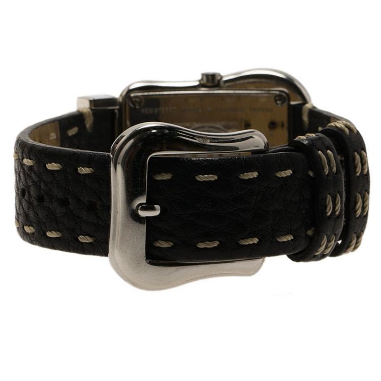 Pre Owned Fendi Black Stainless Steel B. Fendi Women's Wristwatch 32MM