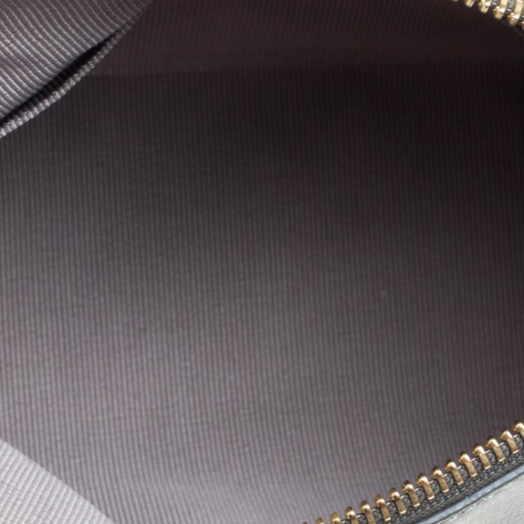 Pre Owned Furla Fern Green Leather Boheme Crossbody Bag
