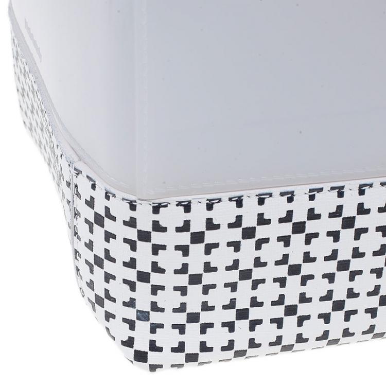 Pre Owned Furla White Rubber Candy Satchel