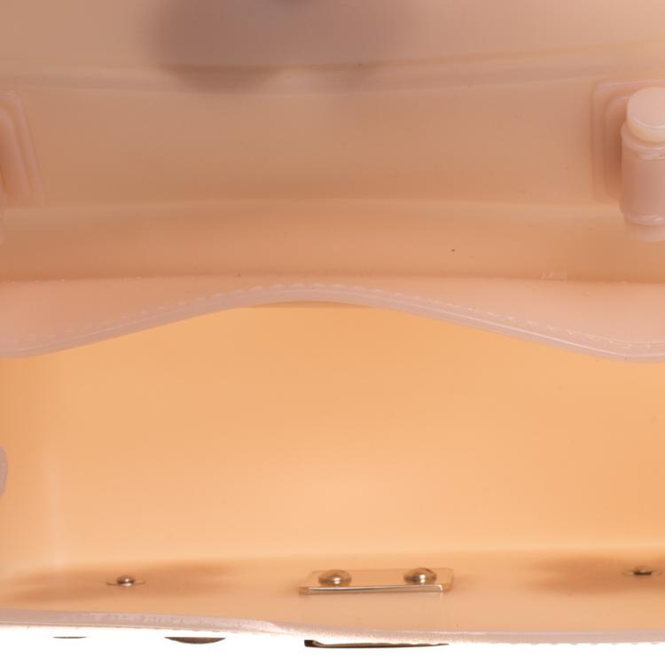 مملوكة مسبقًا Furla Peach Floral Candy Bon Bon Crossbody Bag