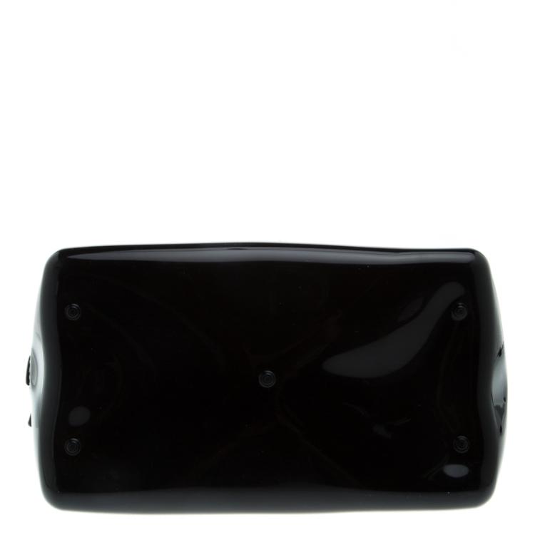 مملوكة مسبقًا Furla Black PVC Limited Edition Painting Candy Satchel