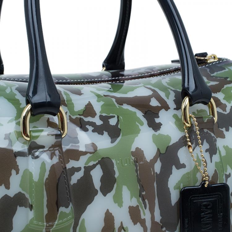 مملوكة مسبقًا Furla Camo Rubber Candy Satchel Bag