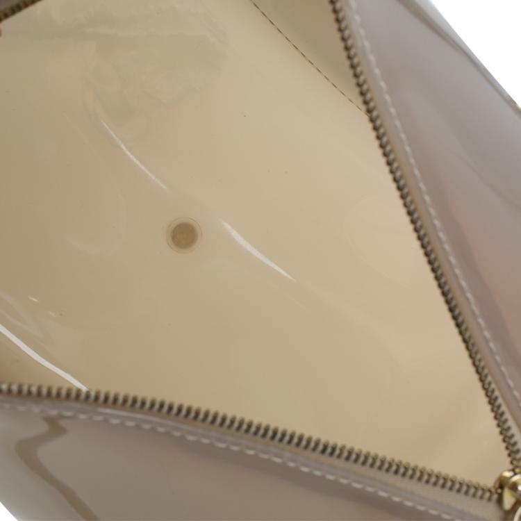 Pre Owned Furla Grey Glossy Rubber Candy Satchel