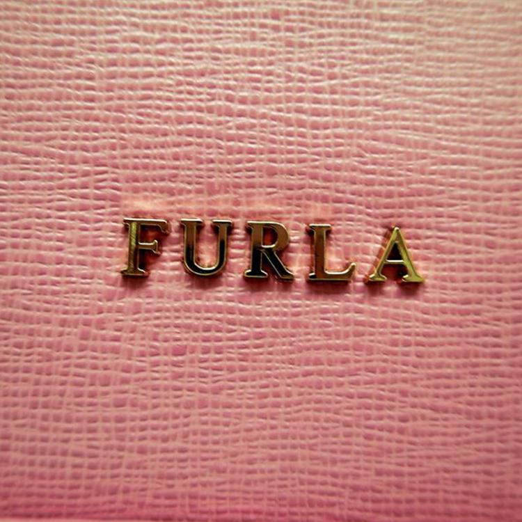 مملوكة مسبقًا Furla Pink Saffiano Leather Medium Linda Satchel