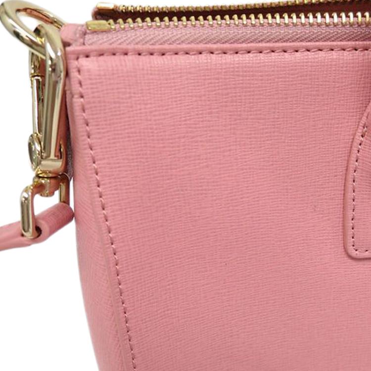 مملوكة مسبقًا Furla Pink Saffiano Leather Medium Linda Satchel