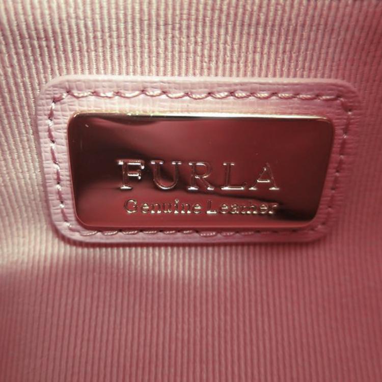 مملوكة مسبقًا Furla Pink Saffiano Leather Medium Linda Satchel