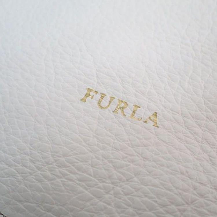 Pre Owned Furla Tricolor Leather Tote Bag