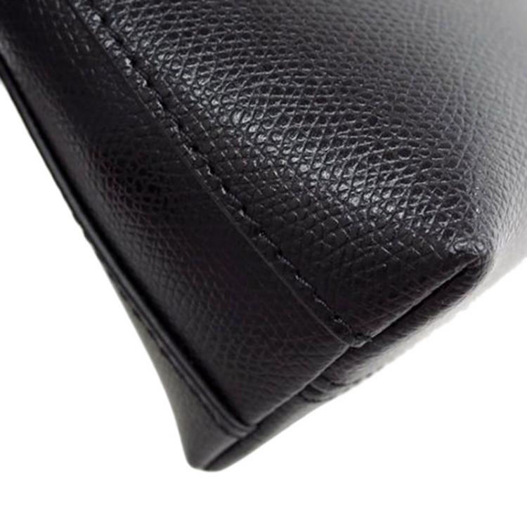 Pre Owned Furla Black Leather Mini Piper Top Handle Bag