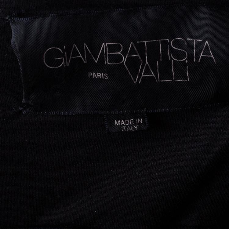 Pre Owned Giambattista Valli Off Shoulder Ruched Dress S