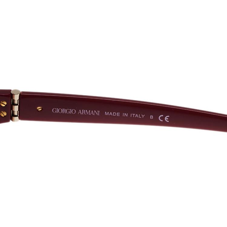 Pre Owned Giorgio Armani Red 5116 Sunglasses