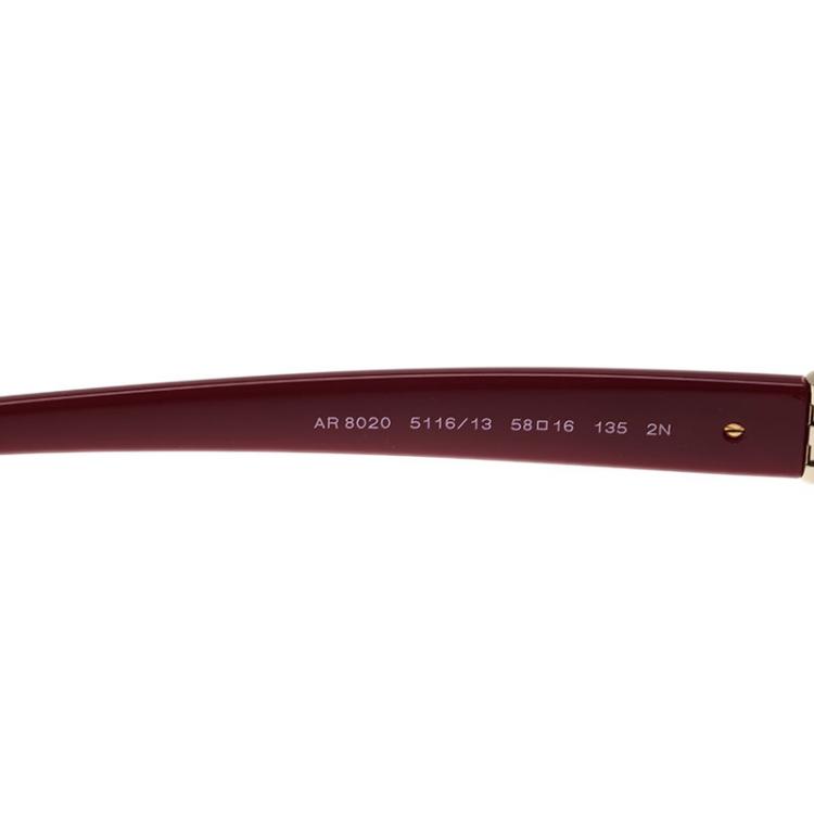 Pre Owned Giorgio Armani Red 5116 Sunglasses